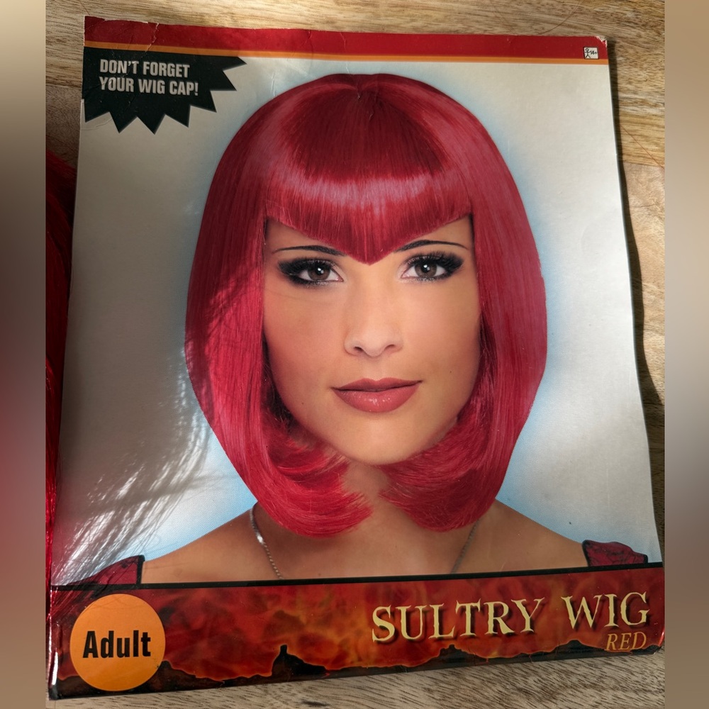 Red Sultry Wig